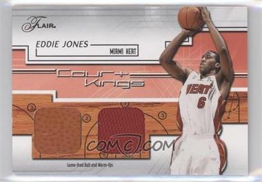 2002-03 Flair - Court Kings - Ball and Jersey #_EDJO - Eddie Jones /100