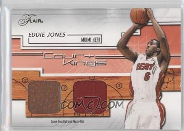 2002-03 Flair - Court Kings - Ball and Jersey #_EDJO - Eddie Jones /100