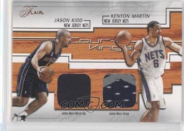 2002-03 Flair - Court Kings Dual - Game Used #CK-JK/KM - Jason Kidd, Kenyon Martin /250