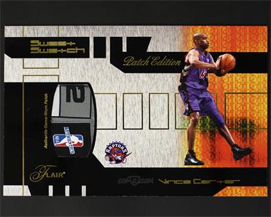 2002-03 Flair - Sweet Swatch - Game Used Patch #SS-VC - Vince Carter /35