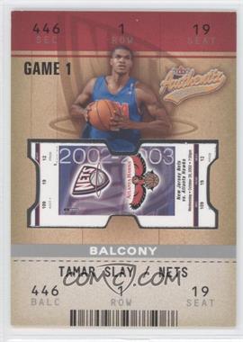 2002-03 Fleer Authentix - [Base] - Balcony #112 - Tamar Slay /250