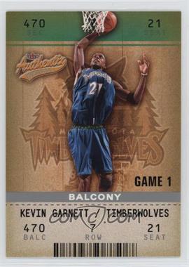 2002-03 Fleer Authentix - [Base] - Balcony #31 - Kevin Garnett /250