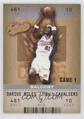 2002-03 Fleer Authentix - [Base] - Balcony #60 - Darius Miles /250