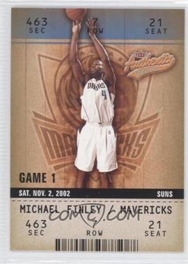 2002-03 Fleer Authentix - [Base] #12 - Michael Finley