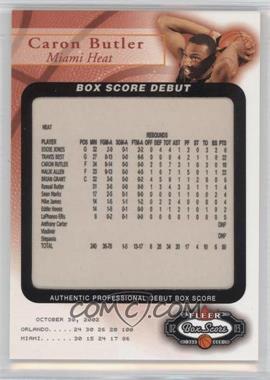 2002-03 Fleer Box Score - Box Score Debut #3 BSD - Caron Butler /2002