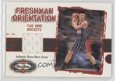 2002-03 Fleer Box Score - Supplemental Box Freshman Orientation Memorabilia #_YAMI - Yao Ming