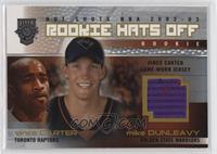 Rookie Hats Off Jersey - Mike Dunleavy, Vince Carter #/350