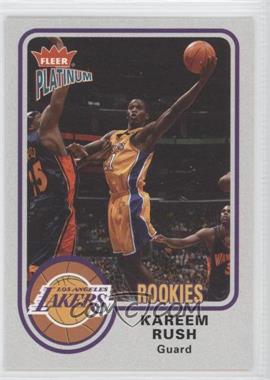 2002-03 Fleer Platinum - [Base] #161 - Kareem Rush