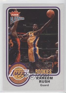 2002-03 Fleer Platinum - [Base] #161 - Kareem Rush