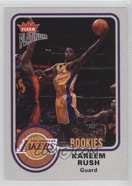 2002-03 Fleer Platinum - [Base] #161 - Kareem Rush