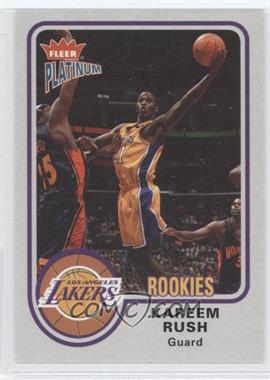 2002-03 Fleer Platinum - [Base] #161 - Kareem Rush