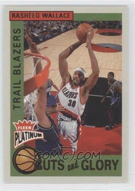 2002-03 Fleer Platinum - Guts and Glory #6GG - Rasheed Wallace