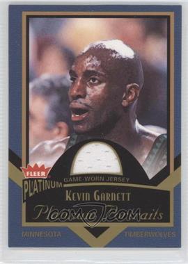 2002-03 Fleer Platinum - Platinum Portraits - Jerseys #PP/KG - Kevin Garnett