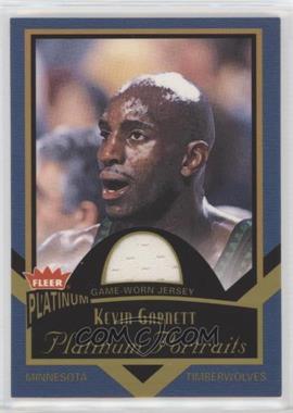 2002-03 Fleer Platinum - Platinum Portraits - Jerseys #PP/KG - Kevin Garnett