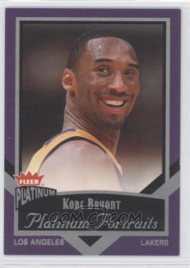 2002-03 Fleer Platinum - Platinum Portraits #13 PP - Kobe Bryant