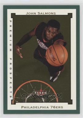 2002-03 Fleer Premium - [Base] - Emerald #EM136 - John Salmons /300