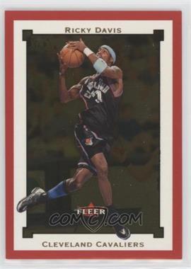 2002-03 Fleer Premium - [Base] - Ruby #SR49 - Ricky Davis /100