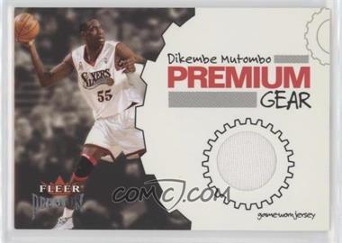 2002-03 Fleer Premium - Premium Gear #_DIMU - Dikembe Mutombo