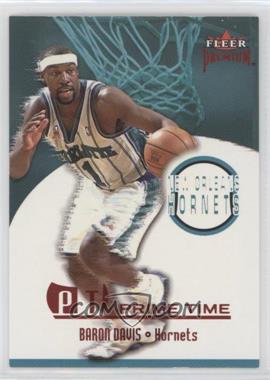 2002-03 Fleer Premium - Prime Time - Ruby #10 PT - Baron Davis /100