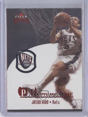 2002-03 Fleer Premium - Prime Time - Ruby #8 PT - Jason Kidd /100