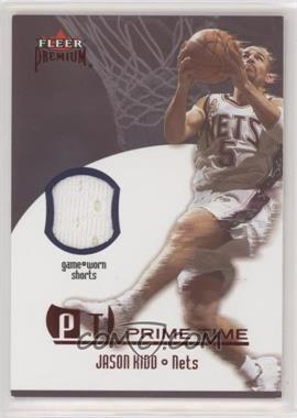 2002-03 Fleer Premium - Prime Time Game-Worn - Ruby #_JAKI - Jason Kidd /100