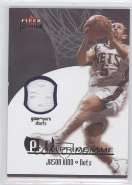 2002-03 Fleer Premium - Prime Time Game-Worn #_JAKI - Jason Kidd