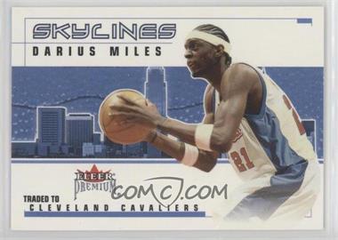 2002-03 Fleer Premium - Skylines #7 SL - Darius Miles /2500