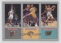 Rasual Butler, Jannero Pargo, Gordan Giricek #/199