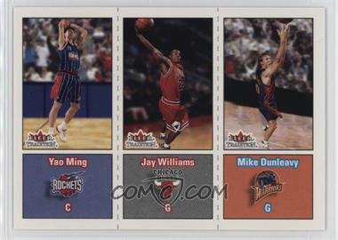 2002-03 Fleer Tradition - [Base] #271 - Yao Ming, Jay Williams, Mike Dunleavy Jr.