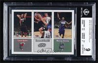 Caron Butler, Emanuel Ginobili, Marcus Haislip [BGS 9 MINT]