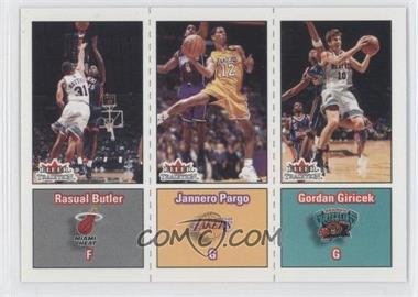 2002-03 Fleer Tradition - [Base] #291 - Rasual Butler, Jannero Pargo, Gordan Giricek