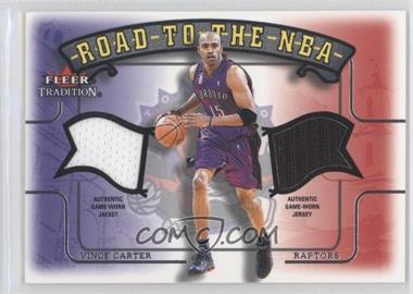 2002-03 Fleer Tradition - Road to the NBA - Dual Memorabilia #_VICA - Vince Carter