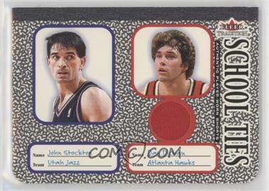 2002-03 Fleer Tradition - School Ties - Memorabilia #1ST.2 - John Stockton, Dan Dickau (Dickau Jersey)