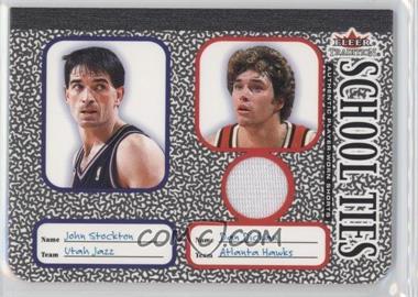 2002-03 Fleer Tradition - School Ties - Memorabilia #1ST.2 - John Stockton, Dan Dickau (Dickau Jersey)