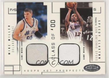 2002-03 Hoops Hot Prospects - Class Of Materials #MMSC - Mike Miller, Speedy Claxton /375