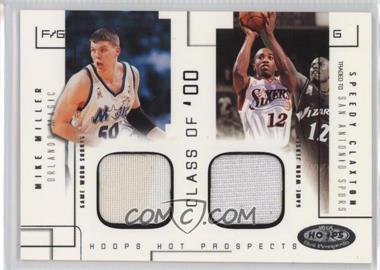 2002-03 Hoops Hot Prospects - Class Of Materials #MMSC - Mike Miller, Speedy Claxton /375