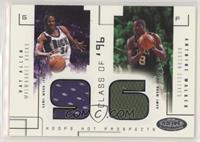 Ray Allen, Antoine Walker [EX to NM] #/375