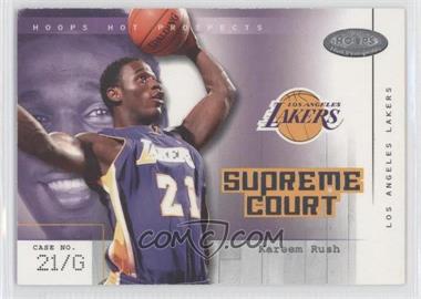 2002-03 Hoops Hot Prospects - Supreme Court #14 SC - Kareem Rush