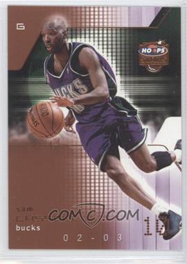 2002-03 NBA Hoops Stars - [Base] - Five Star #19 - Sam Cassell /299