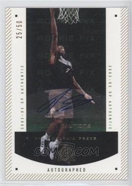 2002-03 SP Authentic - [Base] - SP Limited #166 - Autographed Rookie F/X - John Salmons /50