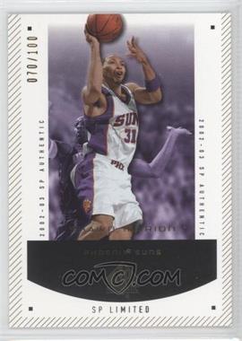 2002-03 SP Authentic - [Base] - SP Limited #71 - Shawn Marion /100
