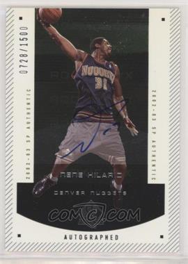 2002-03 SP Authentic - [Base] #148 - Autographed Rookie F/X - Nene /1500