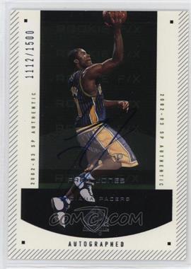 2002-03 SP Authentic - [Base] #155 - Autographed Rookie F/X - Fred Jones /1500