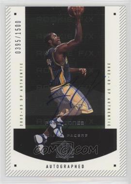 2002-03 SP Authentic - [Base] #155 - Autographed Rookie F/X - Fred Jones /1500