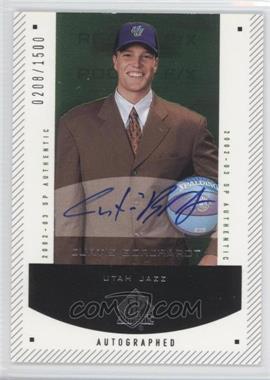 2002-03 SP Authentic - [Base] #159 - Autographed Rookie F/X - Curtis Borchardt /1500