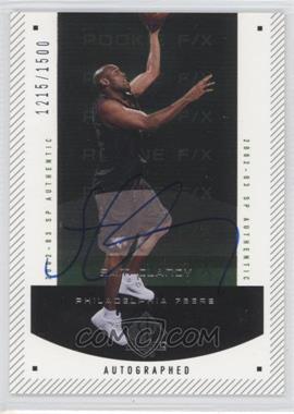 2002-03 SP Authentic - [Base] #171 - Autographed Rookie F/X - Sam Clancy /1500