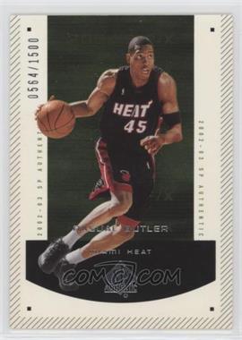 2002-03 SP Authentic - [Base] #178 - Rookie F/X - Rasual Butler /1500