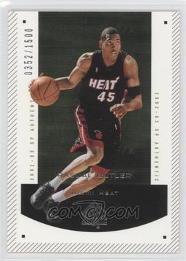 2002-03 SP Authentic - [Base] #178 - Rookie F/X - Rasual Butler /1500
