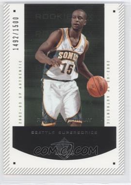 2002-03 SP Authentic - [Base] #196 - Rookie F/X - Ronald Murray /1500