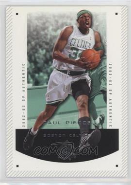 2002-03 SP Authentic - [Base] #5 - Paul Pierce